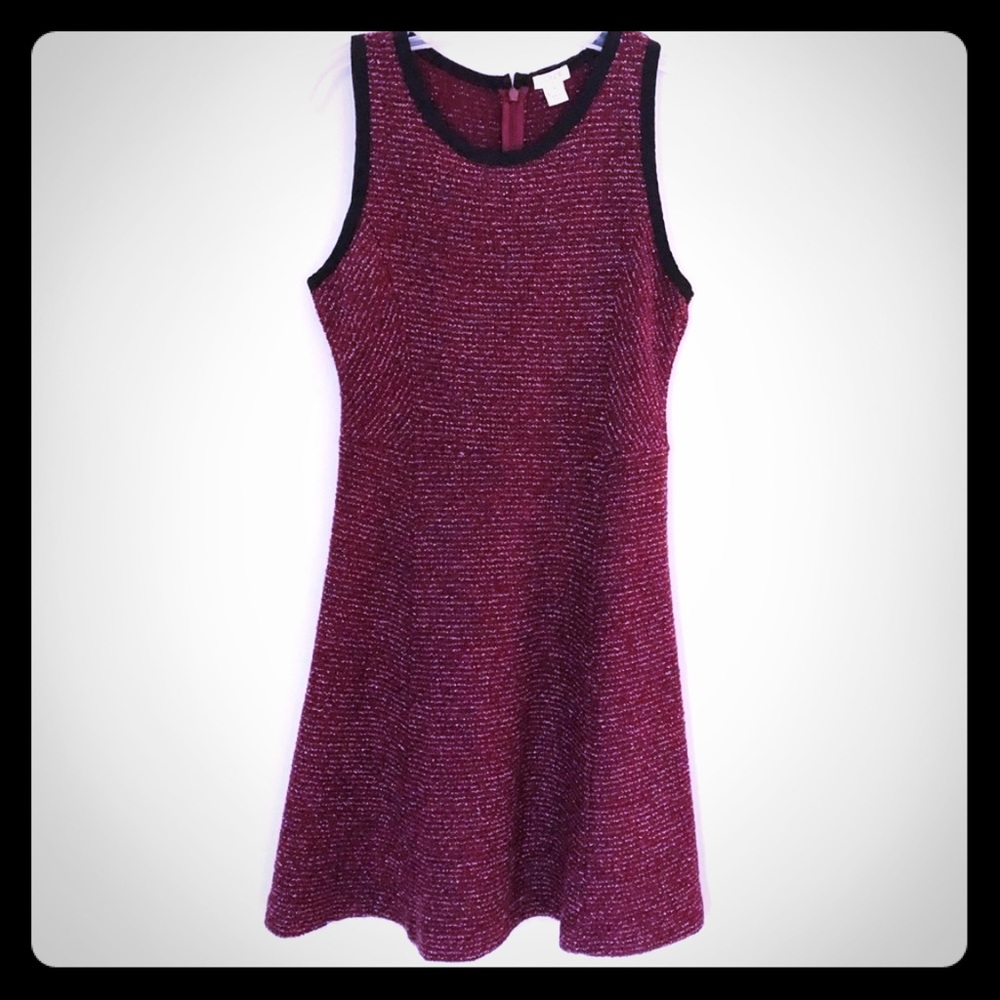 J. Crew Knit Tweed Sleeveless Dress